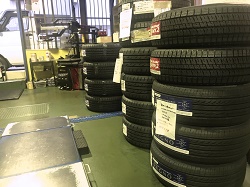 タイヤ保管でスペースを有効活用